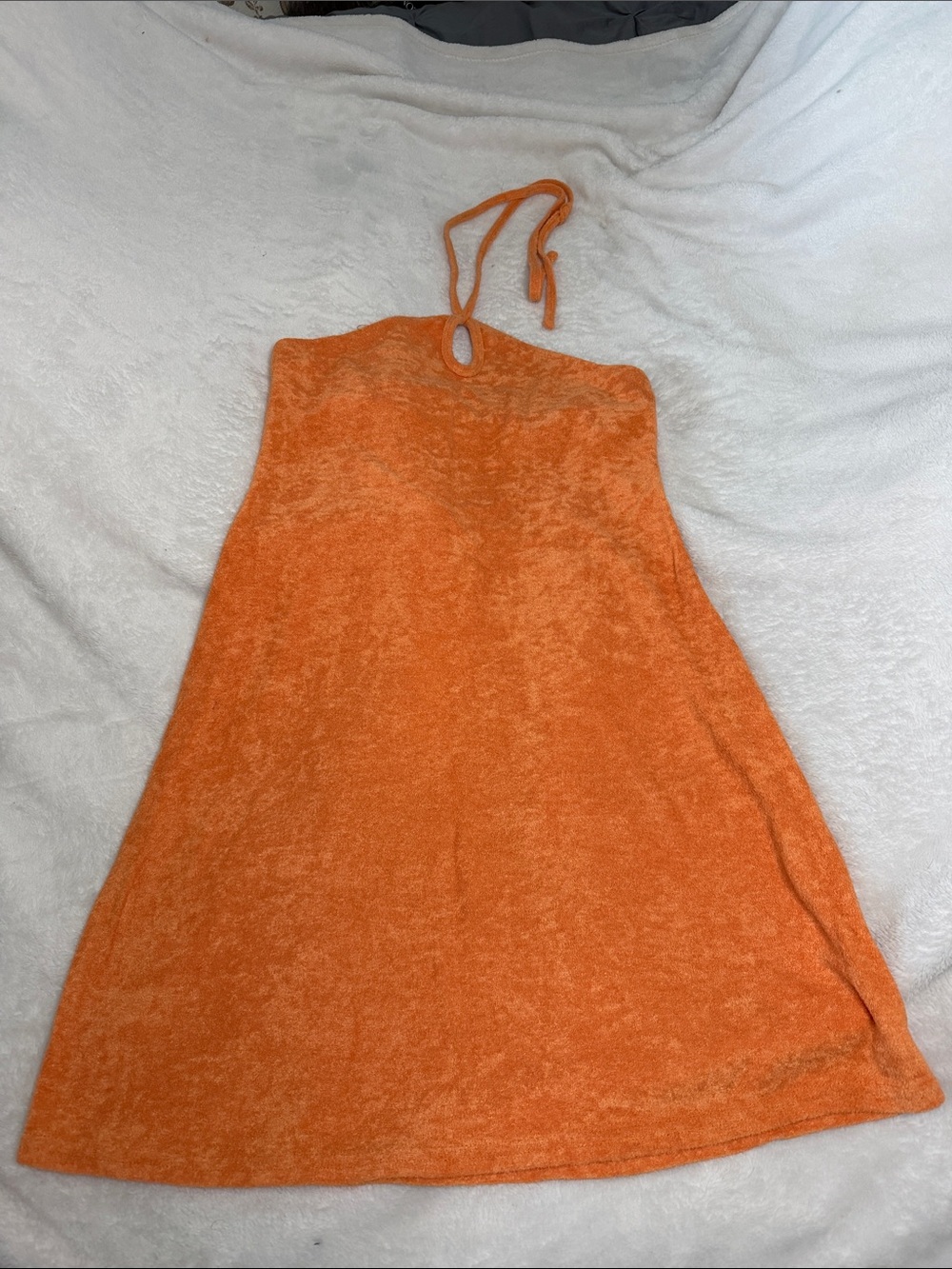 Hollister Orange Halter Mini Dress